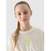 Koszulka dziewczęca TTSHF1872 4F - złamana biel
