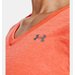 Koszulka damska Twist Tech V-Neck Under Armour - After Burn / White