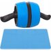 Wałek, kółko do ćwiczeń AB z matą pod kolana Springos