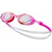 Okulary pływackie juniorskie Chrome Nike Swim - różowy/biały