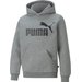 Bluza juniorska Essentials Big Logo Hooded Puma - szary