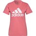 Koszulka damska Loungewear Essentials Logo Tee Adidas - rose tone/white
