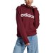 Bluza damska Essentials Linear Adidas - bordowy
