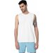 Bezrękawnik, tank top męski 4FSS23TTSHM368 4F - biała