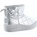 Buty, śniegowce CH Big Kin Kids Big Star - srebrne