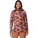 Bluza polarowa damska Glacial IV Print Half Zip Columbia - Moonvista Timberwild