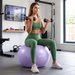 Piłka gimnastyczna 65cm + pompka Gymtek - fioletowa