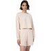 Bluza damska Crop-Top 4FSS23TSWSF362 4F - beżowa