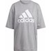 Koszulka damska Essentials Big Logo Boyfriend Tee Adidas - szara