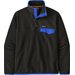 Bluza polarowa męska Synchilla Snap-T Patagonia - black w/p6 blue Bluza polarowa męska Synchilla Snap-T Patagonia - black w/p6 blue