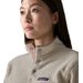 Bluza polarowa damska Lightweight Synchilla Snap-T Fleece Patagonia - Oatmeal Heather w/Moonrise Taupe