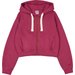 Bluza damska Vintage Wash Cropped Full-Zip Champion - ColourBurgundy