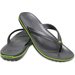 Klapki, japonki Crocband Flip Crocs - graphite/volt green