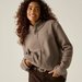 Polar damski Frankie Borg Full Zip Regatta - mocha