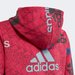 Sukienka dresowa juniorska Essentials Brand Love Print Hooded Adidas