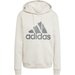 Bluza damska Essentials Big Logo Regular Fleece Adidas - beżowy