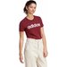Koszulka damska Loungewear Essentials Slim Logo Tee Adidas - shadow red/white