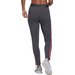 Legginsy damskie Loungewear Essentials 3-Stripes Adidas - szare