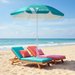 Parasol plażowy łamany Ombra 200cm Luverno - turkusowy