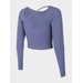 Longsleeve damski H4Z22 TSDL019 4F - denim