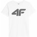 Koszulka chłopięca 4FJAW23TTSHM0794 4F - biały