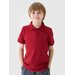 Koszulka chłopięca polo TPTSM478 4F - ciemna czerwień