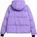 Kurtka puchowa damska 4FAW23TDJAF234 + rękawiczki 4F - fiolet