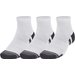 Skarpety Performance Cotton Qtr 3 pary Under Armour - White/Pitch Gray