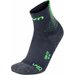 Skarpety Run Fit UYN - Anthracite/Green Lime