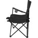 Krzesło, fotel kempingowy, wędkarski - czarny