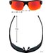Okulary przeciwsłoneczne z polaryzacją Glaze GOG Eyewear - niebieskie