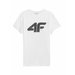 Koszulka męska 4FSS23TTSHM537 4F - biała