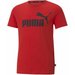 Koszulka juniorska Essentials Logo Tee Puma - żółta