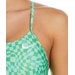 Strój kąpielowy damski Cutout One Piece Nike Swim - zielony