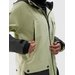 Kurtka snowboardowa damska TTJAF587 4F - oliwkowy