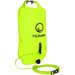 Bojka asekuracyjna dmuchana+ sucha kieszeń 2w1 Tsunami - zielona