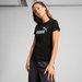 Koszulka damska Ess Metallic No.1 Logo Tee Puma - Black/Metallic Silver