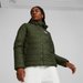 Kurtka damska ESS Hooded Padded Puma - ciemnozielony