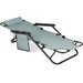 Leżak ogrodowy/plażowy składany Sun Comfort 2w1 Luverno - graphite