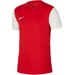 Koszulka juniorska Dri-Fit Tiempo Premier II Jersey SS Nike - czerwona/biała