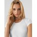 Koszulka damska H4L22 TSD353 4F - biała