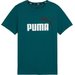 Koszulka juniorska Essentials+ 2 Colour Logo Tee Puma - Cold Green