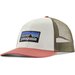 Czapka z daszkiem P-6 Logo LoPro Trucker Hat Patagonia - white