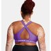 Biustonosz sportowy damski Crossback Mid Bra Under Armour - Lavish/White