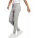 Spodnie dresowe damskie Essentials Linear French Terry Cuffed Adidas - szare/białe