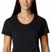 Koszulka damska Sun Trek SS Tee Columbia - czarna