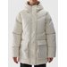 Kurtka puchowa damska TDJAF474 4F - złamana biel