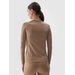 Longsleeve termoaktywny damski USEAF156 4F - jasny brąz