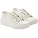 Trampki koronkowe LCW-26-44-44L Lee Cooper - białe