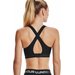 Biustonosz sportowy damski Crossback Mid Bra Under Armour - black